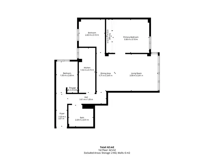 Extra (Real Estate Photography) - Additional 2D Floorplan level