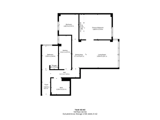 Extra (Real Estate Photography) - Additional 2D Floorplan level